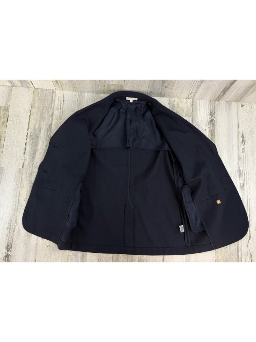 ANN MASHBURN Size S Ghost Blazer Navy Jacket EUC - Picture 16 of 16